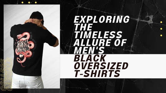 Timeless Appeal: The Essential Men's Black Oversized T-Shirt