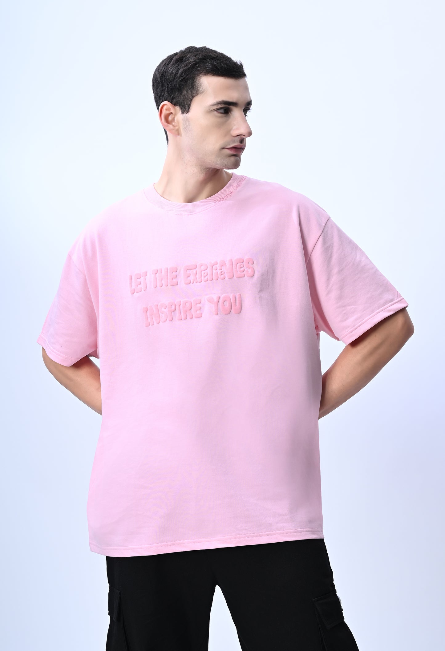 This Is Life Pink Oversized Unisex T-Shirt