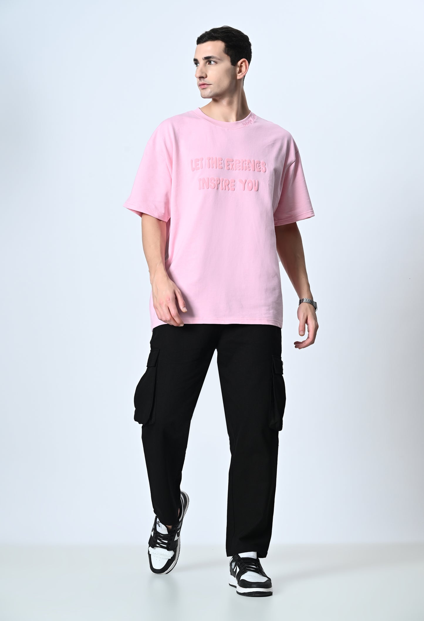 This Is Life Pink Oversized Unisex T-Shirt