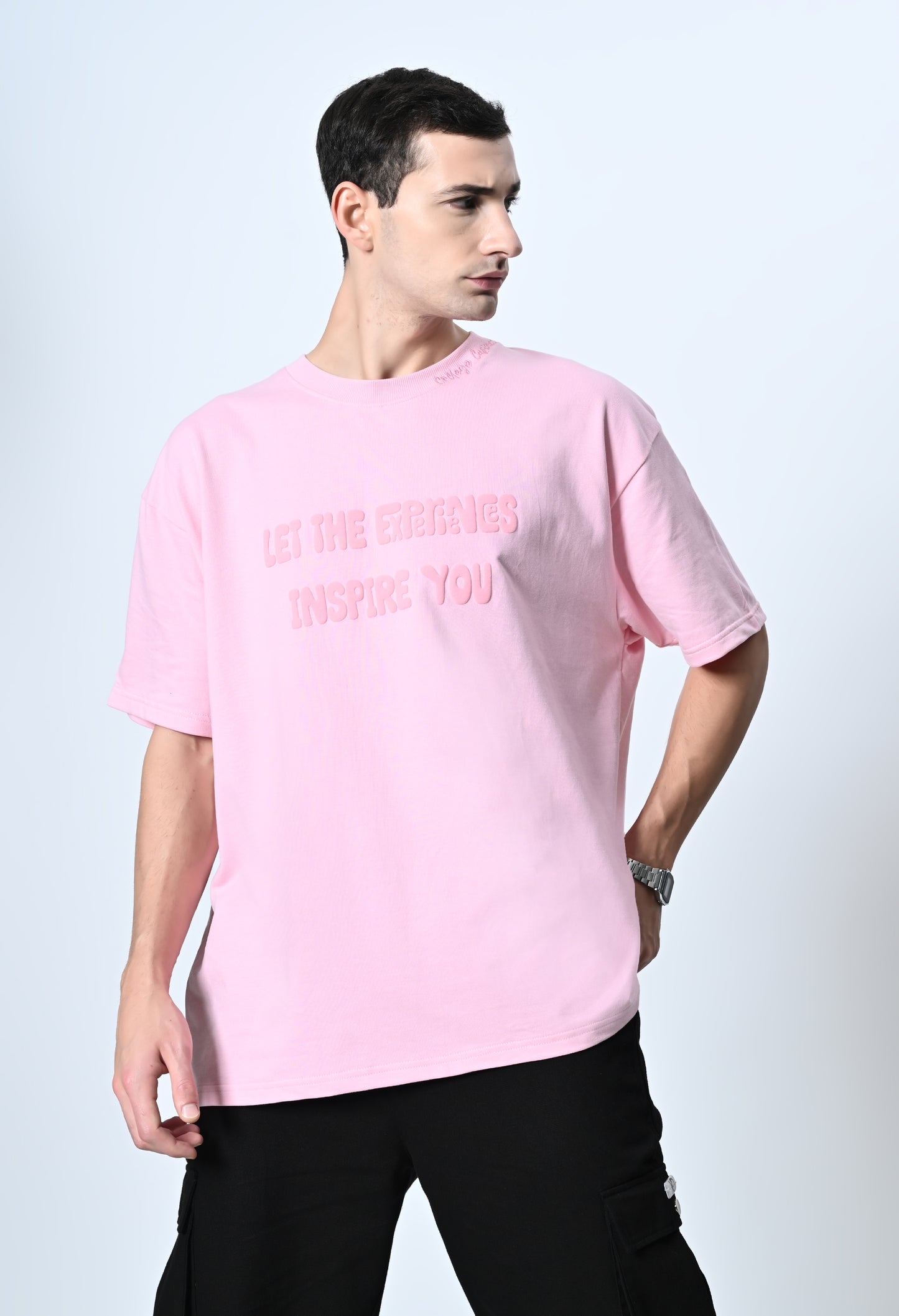 This Is Life Pink Oversized Unisex T-Shirt