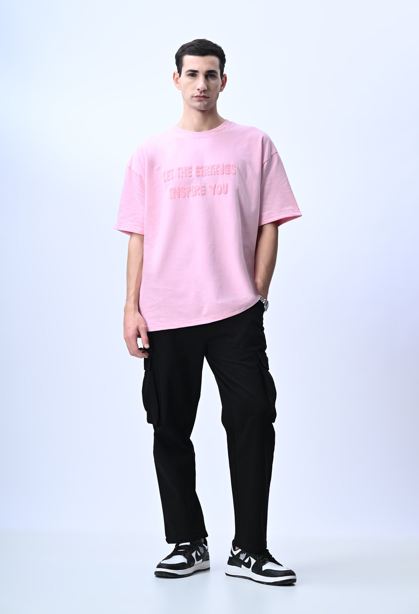 This Is Life Pink Oversized Unisex T-Shirt